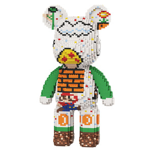 Bearbrick modèle Figure décor à la maison Anime <span class=keywords><strong>Action</strong></span> <span class=keywords><strong>Mini</strong></span> ABS tendance figurines magiques briques jouet 43cm ours blocs de construction ensembles pour enfants - Product Image 1