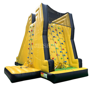 Commercial Inflatable Rock Climbing Wall Mountain Three Sides for kids and adults