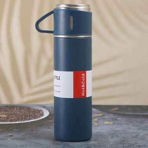 Gobelet isotherme en plastique et aluminium 500 ml (16,9 oz) – Luxe moderne, compatible lave-vaisselle et eau bouillante, unisexe, pour café - Product Image 1
