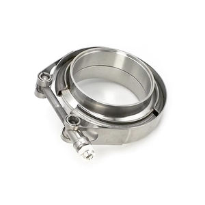 Colliers de serrage pour silencieux d'échappement robustes de 3,0 pouces et pinces en forme de <span class=keywords><strong>V</strong></span>, colliers de serrage en acier inoxydable en forme de <span class=keywords><strong>V</strong></span> avec brides pour voitures - Product Image 6