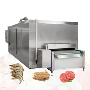 OCEAN Tunel De Congelación Nitrogeno Small Shock Iqf Tunnel Blast Freezer Fish Freeze Machine para carne