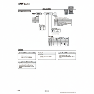 AMF650-14 de filtre à air d'élimination des odeurs SMC Pneumatics - Product Image 1