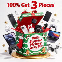 Offre Spéciale : Boîte Mystère Avancée 3 Pièces – Écouteurs TWS, Appareil Photo pour Enfants – Accessoires de Smartphone 5G Aléatoires de Haute Qualité – Cadeau de Noël