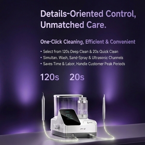 Dispositivo Eléctrico de Limpieza Dental y Pulido por Aire PT E 2 con Pieza de Mano Desmontable y Diseño Multifuncional - Product Image 3