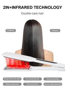 <span class=keywords><strong>Plancha</strong></span> <span class=keywords><strong>de</strong></span> Pelo Infrarroja Profesional con Placa Ancha <span class=keywords><strong>de</strong></span> Titanio <span class=keywords><strong>de</strong></span> <span class=keywords><strong>450</strong></span> <span class=keywords><strong>Grados</strong></span>, Precio <span class=keywords><strong>de</strong></span> Fábrica al por Mayor y Personalizable - Product Image 6
