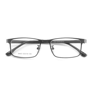 Lunettes de vue rectangulaires en métal Danyang 34401, monture intégrale légère, verres en résine, style professionnel pour homme - Product Image 2