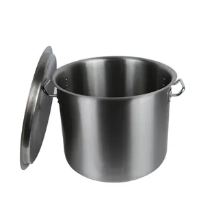 Factory Best Selling Custom 1L-100L Stainless Steel Stock Pot/Cooking Pot