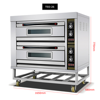 Équipement de Boulangerie Professionnel en Acier Inoxydable Machine à Pain Four à Gaz/Électrique Four à Convection Commercial Four à Pizza