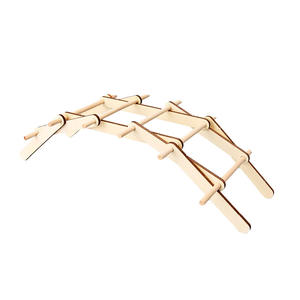 Modelo de Puente de Bile T-M236 Hecho a Mano, Juguete Educativo de Madera para Ensamblar, Relacionado con la Física - Product Image 5