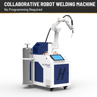 Robot de soudage collaboratif (Cobot) avec portée de 922 mm, 1400 mm, 1800 mm et puissance de soudage de 350 A, 500 A pour le soudage de l'acier au carbone, de l'acier inoxydable et de l'aluminium
