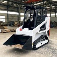 Kostenloser Versand Kleiner Elektrischer 1-Tonnen Mini-Raupenlader mit EPA CE für Landwirtschaft und Garten