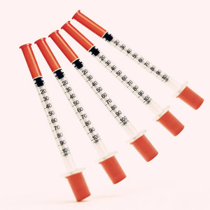 <span class=keywords><strong>Seringue</strong></span> à insuline médicale jetable stérile en plastique EO, calibre 31, 1 ml, 8 mm, aiguille fixe indolore, usage vétérinaire - Product Image 3