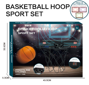Panier de basket mural LED double avec son et score, pour enfants, jeu de basket compétitif d'intérieur - Product Image 3