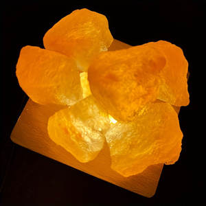 Cristal al por Mayor, Piedra Preciosa en Bruto, Mineral de Sal Naranja, Cuarzo en Bruto, Fluorita Naranja, Sal Naranja del Himalaya - Product Image 4