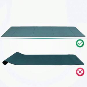 Tapete de Yoga Plegable Profesional para Deportes, Antideslizante, Ecológico, Lavable, Resistente a Desgarros, Material POE, 1 cm de Grosor, Personalizable - Product Image 2