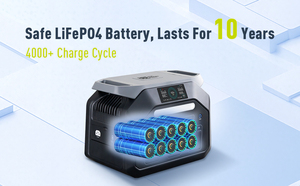 สถานีไฟฟ้าพกพา IEE 1800W AC Output 1024WH พอร์ต XT60 แบตเตอรี่ LiFePO4 สำรองไฟบ้าน พลังงานสำรองกลางแจ้ง สถานีไฟฟ้า IEE P1800 - Product Image 2