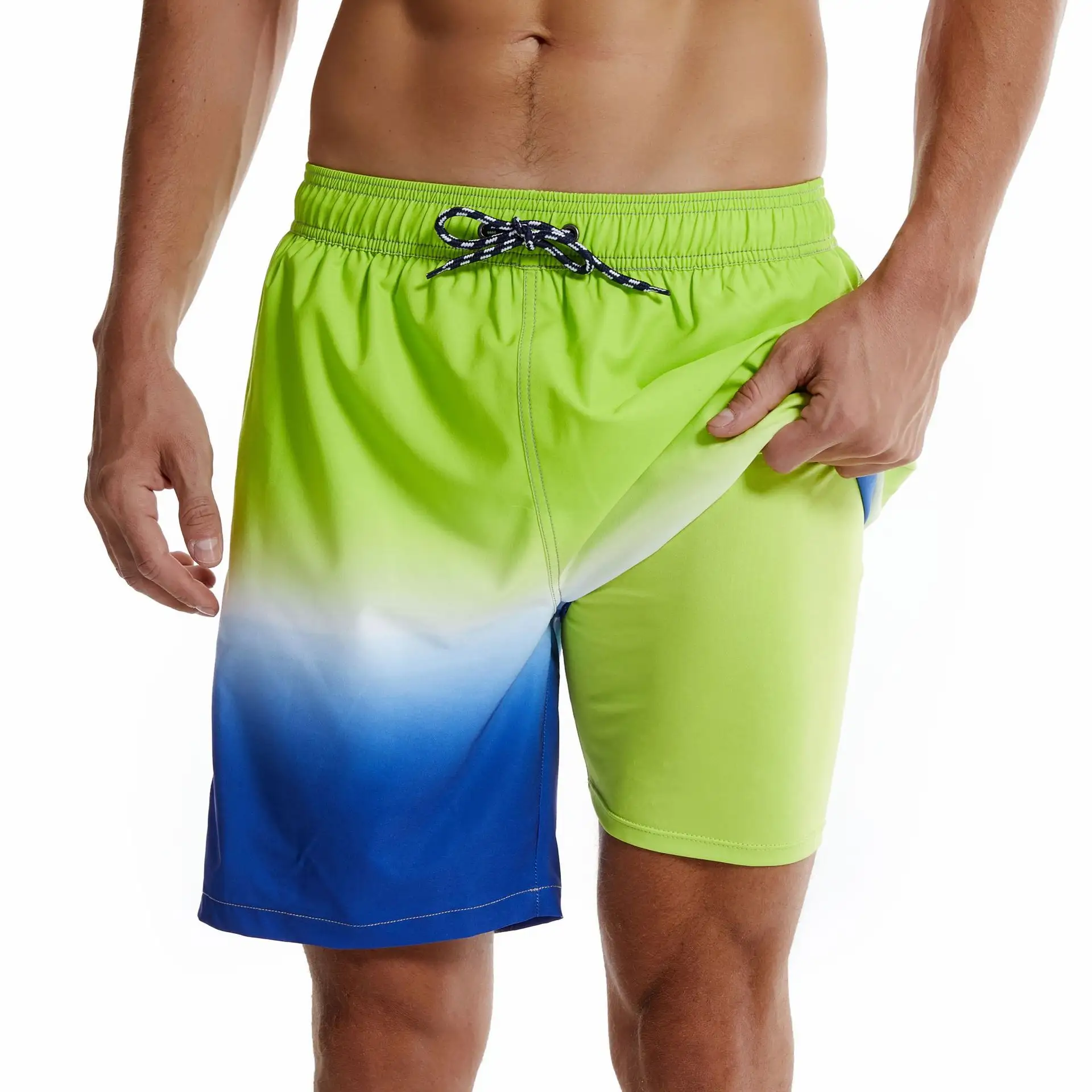 JSN 2023 Fashion Swim Trunks Men's Board Shorts Print Style Swimming Trunks Quick Dry Board Shorts