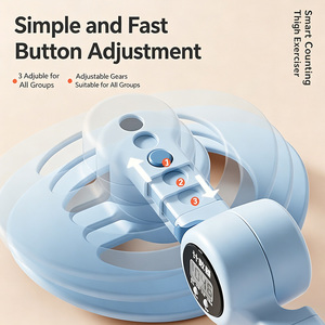 Appareil d'exercice pour les jambes réglable avec compteur numérique, entraîneur pour les cuisses, les adducteurs, le plancher pelvien et la remise en forme <span class=keywords><strong>à</strong></span> domicile - Product Image 2