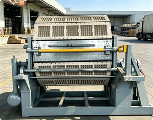 Machine à fabriquer des barquettes à œufs en papier écologiques pour l'Espagne et le <span class=keywords><strong>Portugal</strong></span>, industrie durable - Product Image 3
