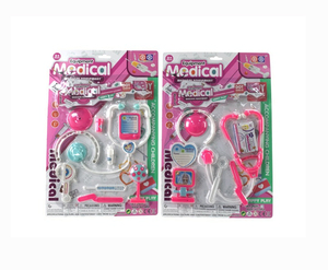 EPT vendita all'ingrosso di piccoli giocattoli medico giocattolo rosa blu giocattolo stetoscopio Set di giocattoli per bambini - Product Image 1