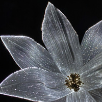 Fleurs de lys géantes artificielles en fibre optique, fabriquées à la main, pour la décoration de scène de mariage, la photographie, les vitrines et les hôtels