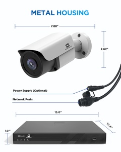4K PoE 32 Channel Security Camera System AI Person/Vehicle Detection H.265 UHD NVR 8TB HDD 24X 8MP Commercial Bullet <strong>IP</strong> Camera - Product Image 5