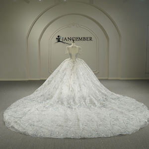 Robe de mariée luxueuse à col carré et sequins Jancember GT26010 pour filles - Product Image 4