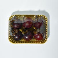 Barquettes d'emballage en plastique doré PET de qualité alimentaire écologiques pour fruits et légumes variés pour supermarchés