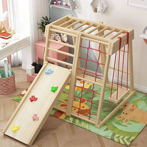 Gimnasio de escalada Montessori con almohada, Pickler Dreieck, estructuras de escalada de madera para niños, estructura de escalada con cuerda - Product Image 4