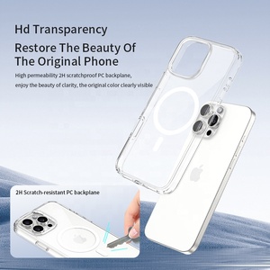 <span class=keywords><strong>Funda</strong></span> <span class=keywords><strong>Transparente</strong></span> para iPhone 16 Pro Max, Cubierta Magnética de TPU y PC, Brilla en la Oscuridad, <span class=keywords><strong>Funda</strong></span> <span class=keywords><strong>Transparente</strong></span> para iPhone 16 - Product Image 4