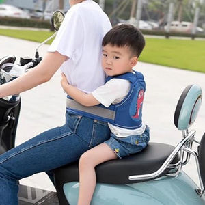 POLKA TOTS Harnais de sécurité pour enfant à deux roues/<span class=keywords><strong>moto</strong></span> avec porte-bébé réglable pour tout-petit bébé enfants - Product Image 2