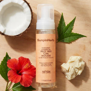 Mousse coiffante professionnelle pour cheveux bouclés, sans frisottis, hydratante, pour cheveux texturés et bouclés - Product Image 1
