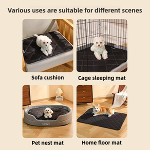 Vente en gros lit imperméable pour <span class=keywords><strong>chien</strong></span>, couverture rectangulaire antidérapante pour <span class=keywords><strong>chien</strong></span>, <span class=keywords><strong>tapis</strong></span> lavable pour canapé/canapé-lit, carton facile à décoller - Product Image 6