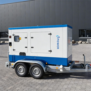 Generador Diésel Silencioso de 30kva 100kva 200kVA con Arranque Eléctrico, Arranque Automático, Arranque Remoto, ATS, Tipo Remolque, 50/60Hz, Refrigerado por Agua - Product Image 3