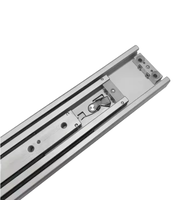 Glissière à billes à deux sections de 27 mm de large pour tables basses, usage hôtelier, design moderne - Fixation murale pour tableaux et glissières de tiroir latérales