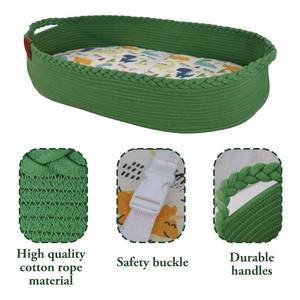 Panier à <span class=keywords><strong>langer</strong></span> pour <span class=keywords><strong>commode</strong></span> de bébé, panier Moïse en corde de coton, panier à <span class=keywords><strong>langer</strong></span> en mousse - Product Image 3