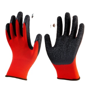 Yüksek kaliteli endüstriyel lateks kaplı hafif güvenlik 13 ölçer pamuk-polyester lateks eğilim eldiven Guantes Palma De - Product Image 5