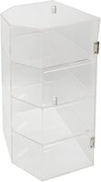 Vente en gros d'usine, humidor à cigares en acrylique transparent Franklin, présentoir de table - jusqu'à 150 cigares