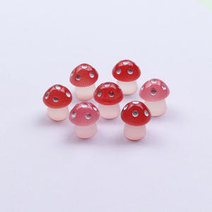 เครื่องประดับเรซิ่นสำหรับผู้หญิงสีเข้มงานตกแต่งสวนกระถางเห็ดนางฟ้าหลากสี - Product Image 5