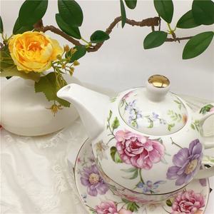 ชุดน้ำชาเครื่องเคลือบดินเผาจานเดียวชุดถ้วยชาเซรามิกมาใหม่2025 - Product Image 4