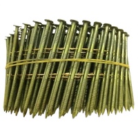 Clous en bobine à tige lisse haute luminosité 38-90mm pour palettes et caisses en bois, clous de charpente en bobine, OEM disponible