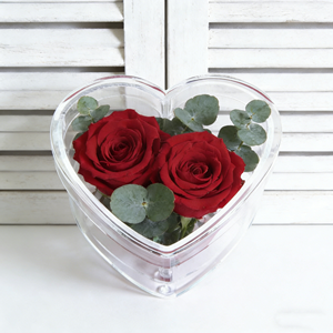 Caja de Flores Acrílica Cuadrada Transparente Personalizada al por Mayor para 3 Rosas - Personalizable - Product Image 5