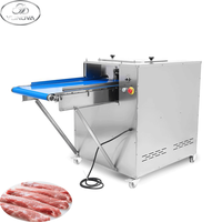 Trancheuse à viande automatique commerciale à vente chaude, déchiqueteuse multifonctionnelle, machine à découper la viande fraîche, moteur essentiel 1400KG/H