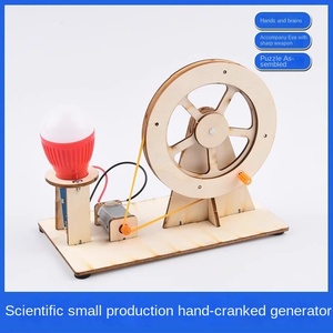 Kit de experimento de ciencia DIY con generador de manivela con función Musical juguete educativo para niños estudiantes hechos a mano - Product Image 3