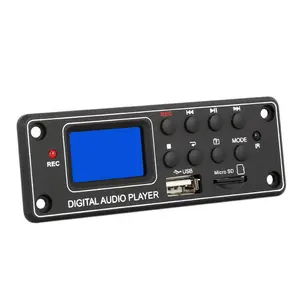 Modul Pemutar Audio Digital Profesional TPM006c, Modul Papan Sirkuit Tampilan LCD Video FM USB MP3 BT