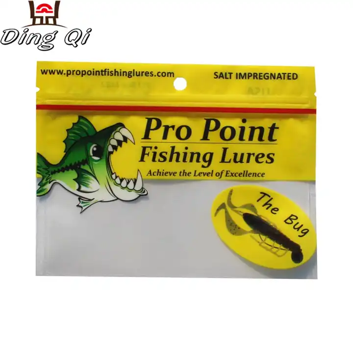 fishing lure packaging bag,soft plastic worm