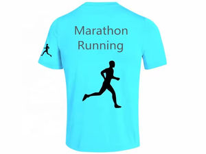 Camiseta Deportiva Transpirable con Estampado para Hombre, Ropa de Gimnasio, Secado Rápido, Poliéster, para Media Maratón - Product Image 2