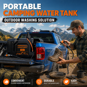 Réservoir d'eau pressurisé robuste de 24 L en PE et ABS de qualité alimentaire pour le camping, le rangement et les voyages en camion - Product Image 4