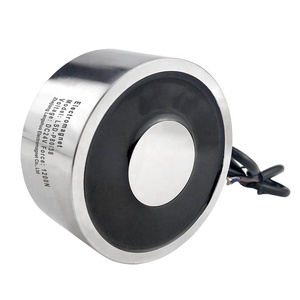 Electroimán Eléctrico IP68 LSD-P80/38, Solenoide Electromagnético <span class=keywords><strong>de</strong></span> Cilindro <span class=keywords><strong>de</strong></span> CC, Ventosa, Imán <span class=keywords><strong>de</strong></span> Elevación Personalizado <span class=keywords><strong>de</strong></span> Fábrica - Product Image 1