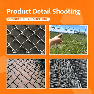 Chain Link Wire Mesh Rust-proof Steel Wire Mesh Outdoor Perimeter <b>Fence</b> <b>Net</b> - Product Image 5